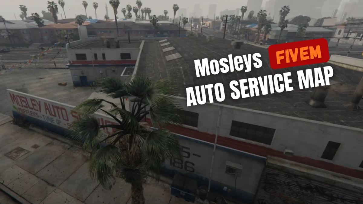 Mosleys Auto Service Map